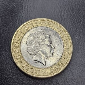 Two-Tone Coin with Queen Elizabeth II